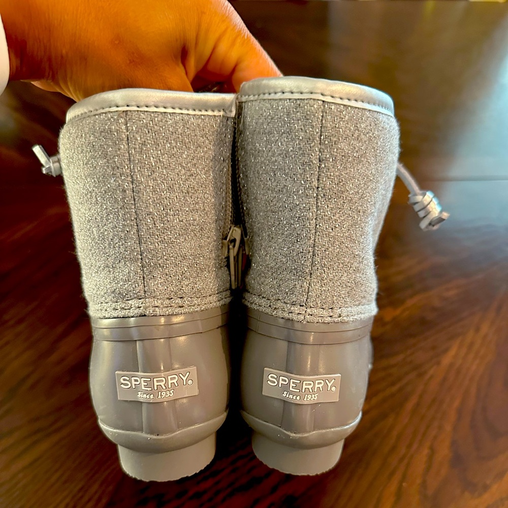 Girls Sperry duck boots
